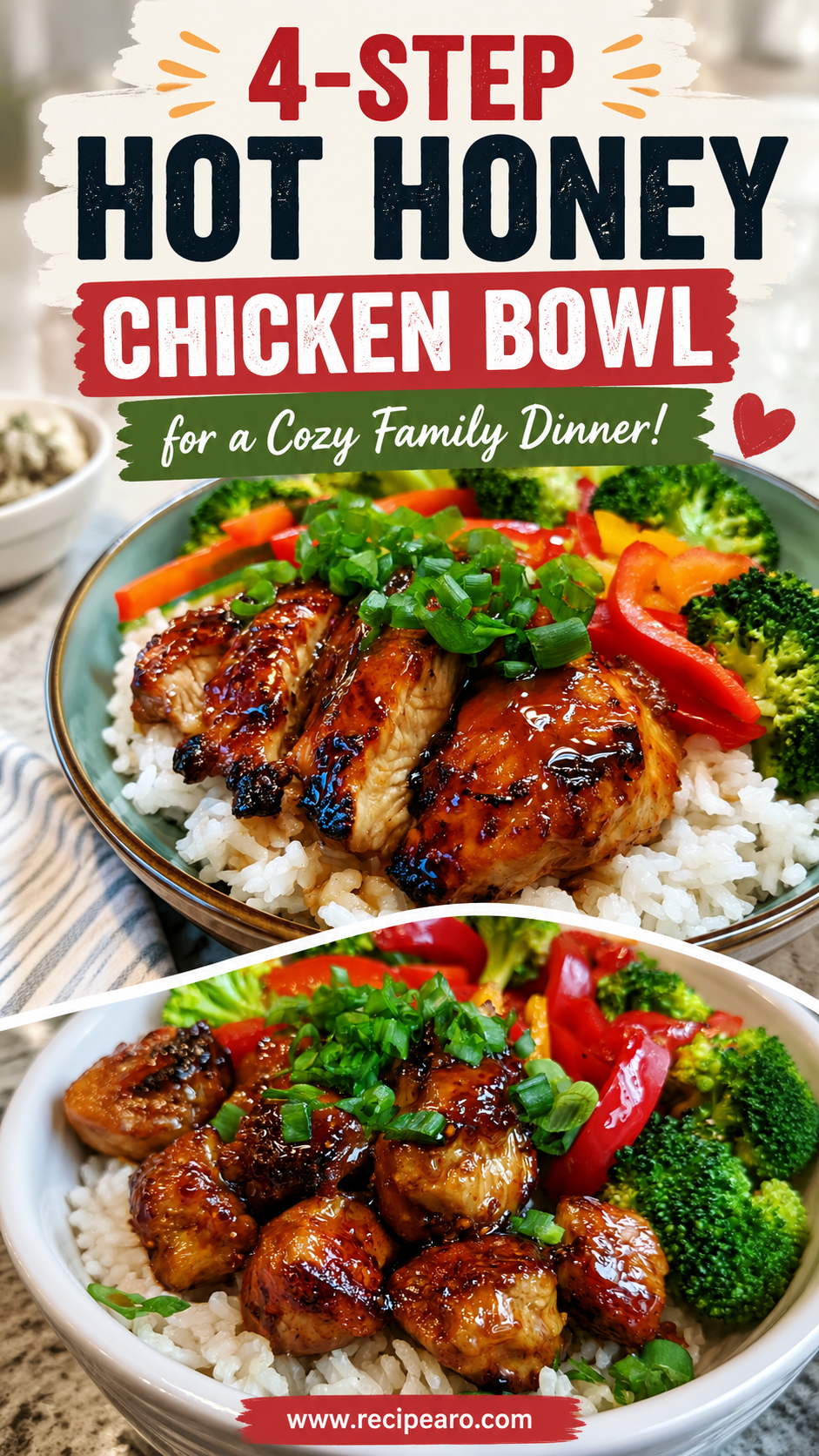hot honey chicken bowl