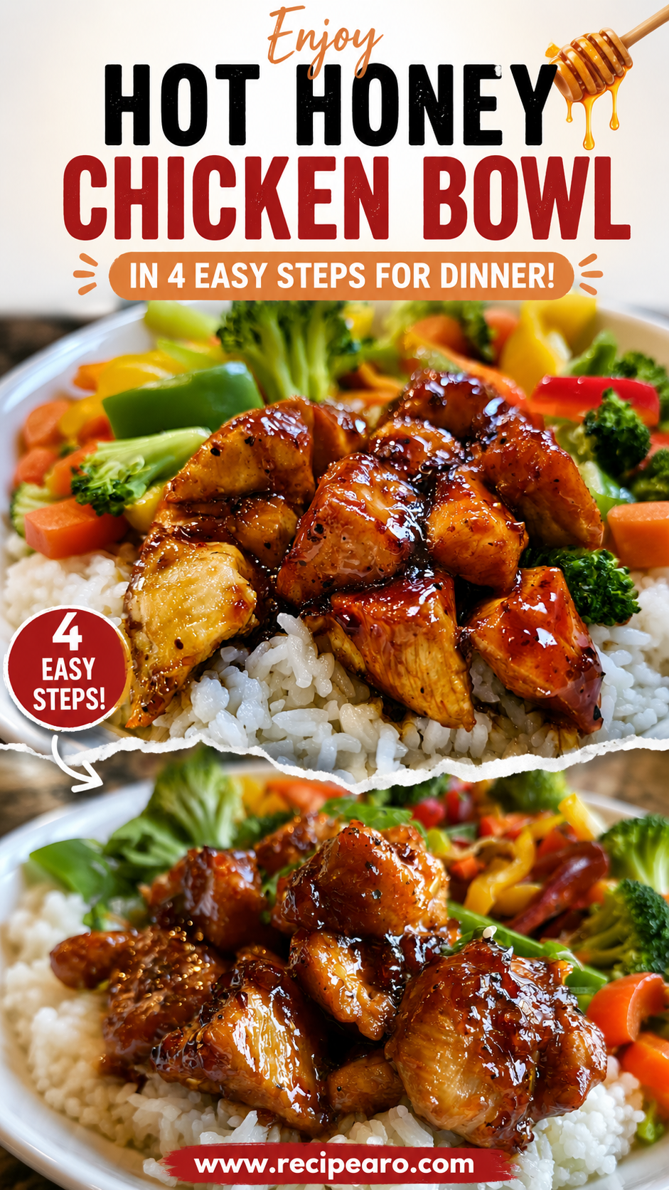 hot honey chicken bowl