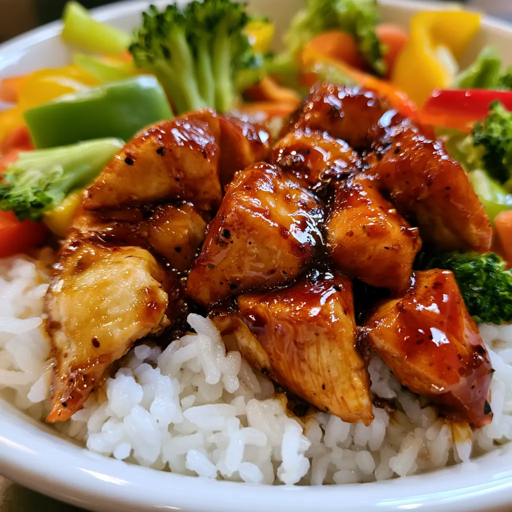 hot honey chicken bowl