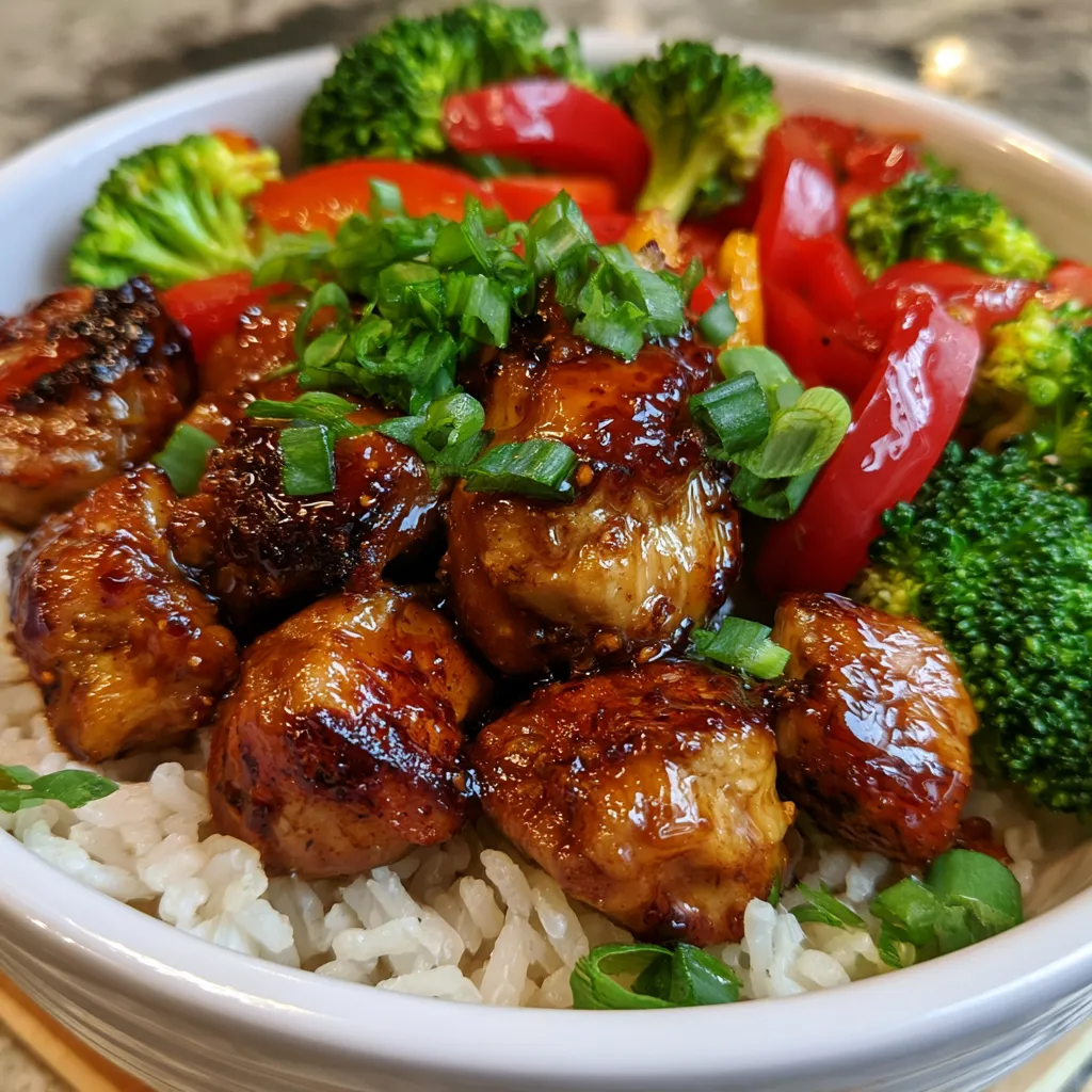 hot honey chicken bowl