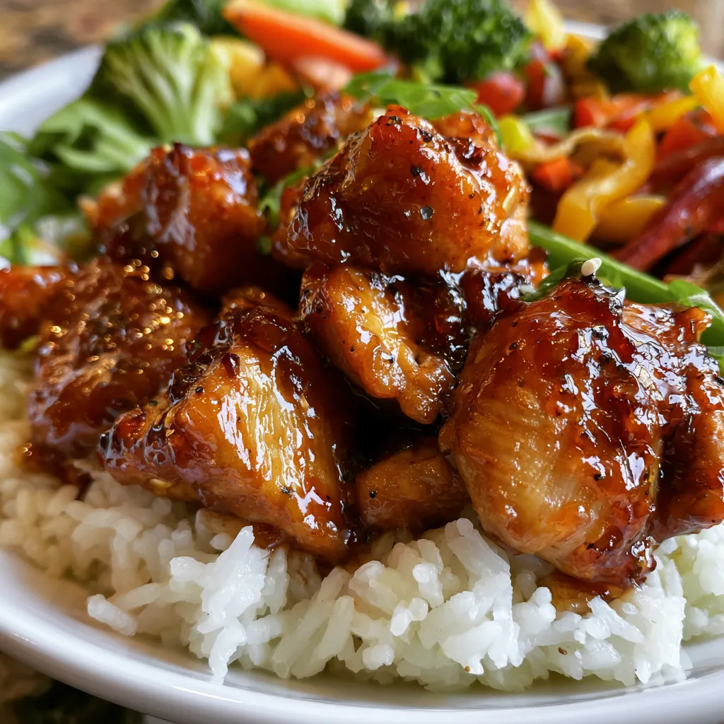 hot honey chicken bowl