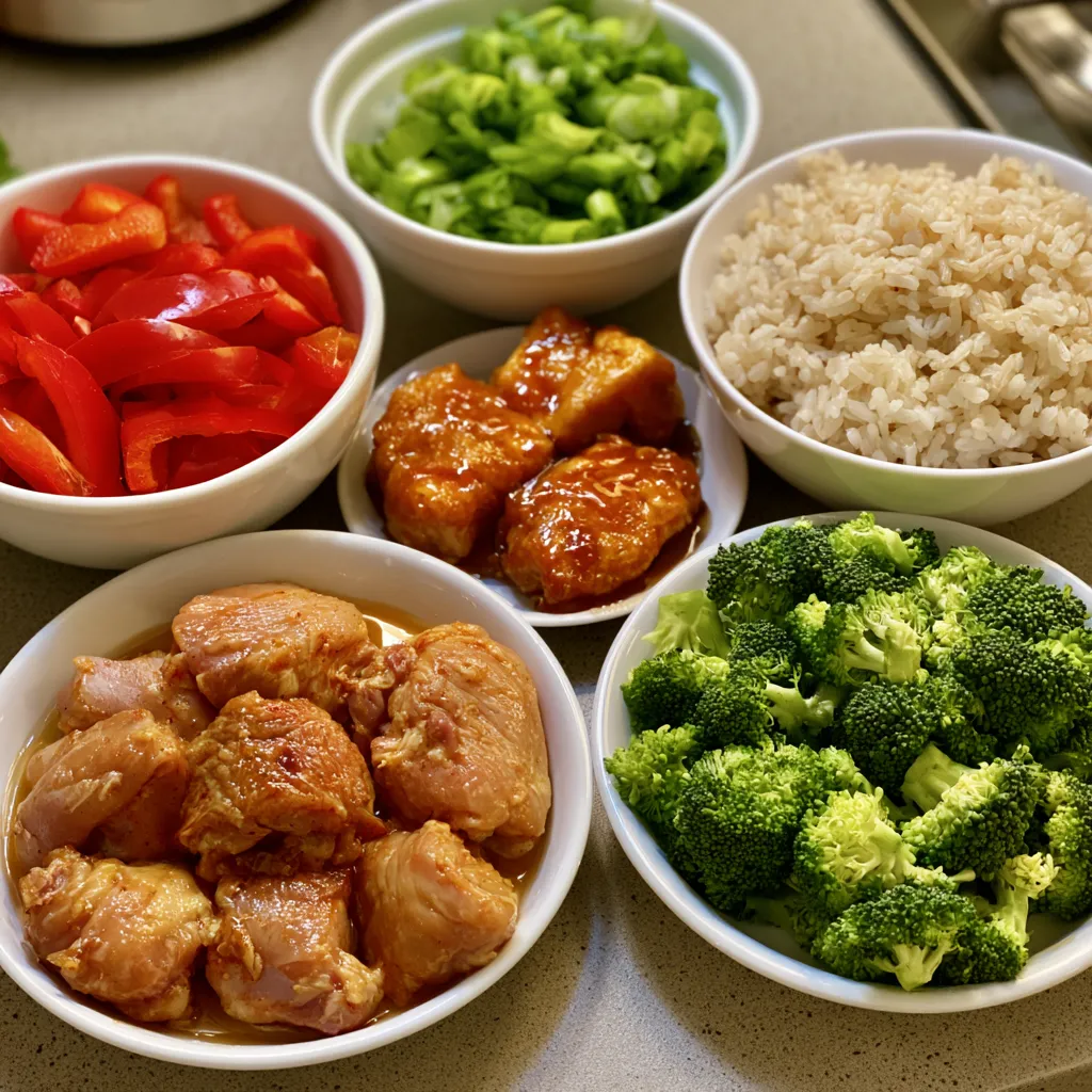 hot honey chicken bowl
