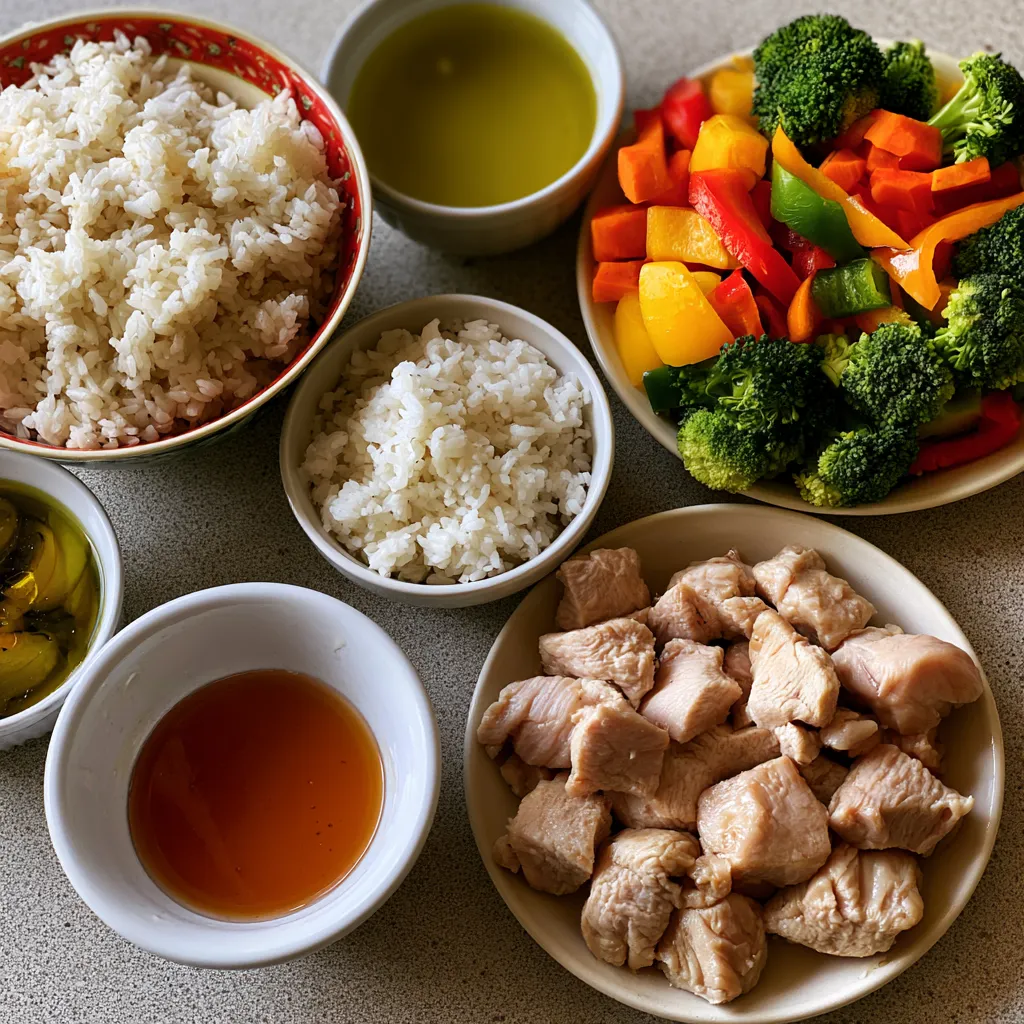 hot honey chicken bowl