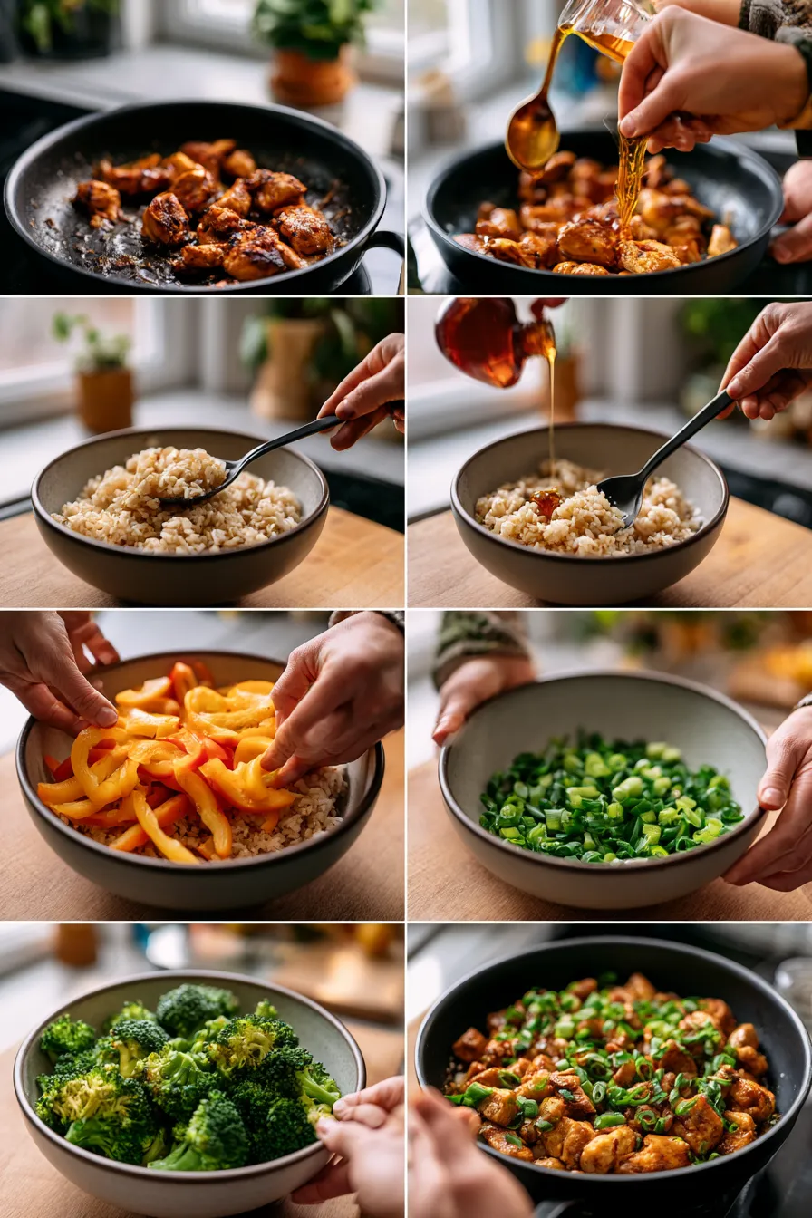 hot honey chicken bowl