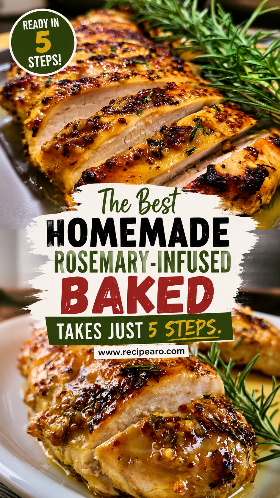 rosemary-infused baked dijon chicken