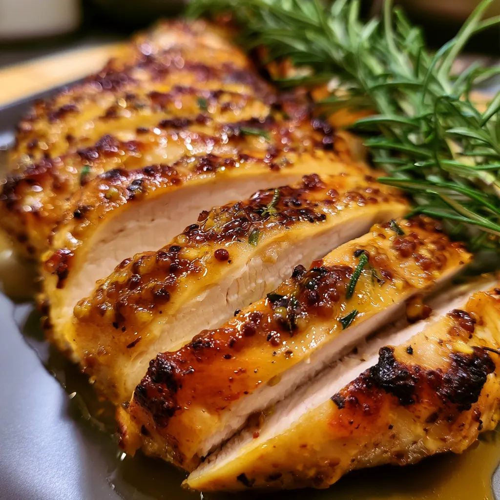 rosemary-infused baked dijon chicken