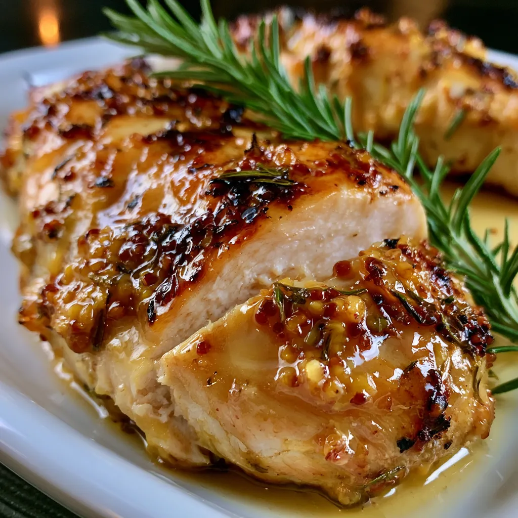 rosemary-infused baked dijon chicken