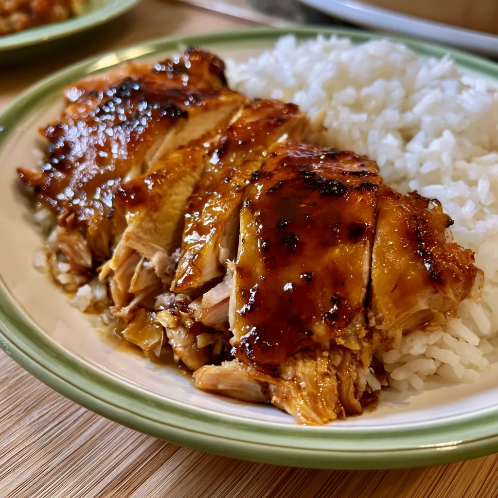 slow cooker honey garlic chicken