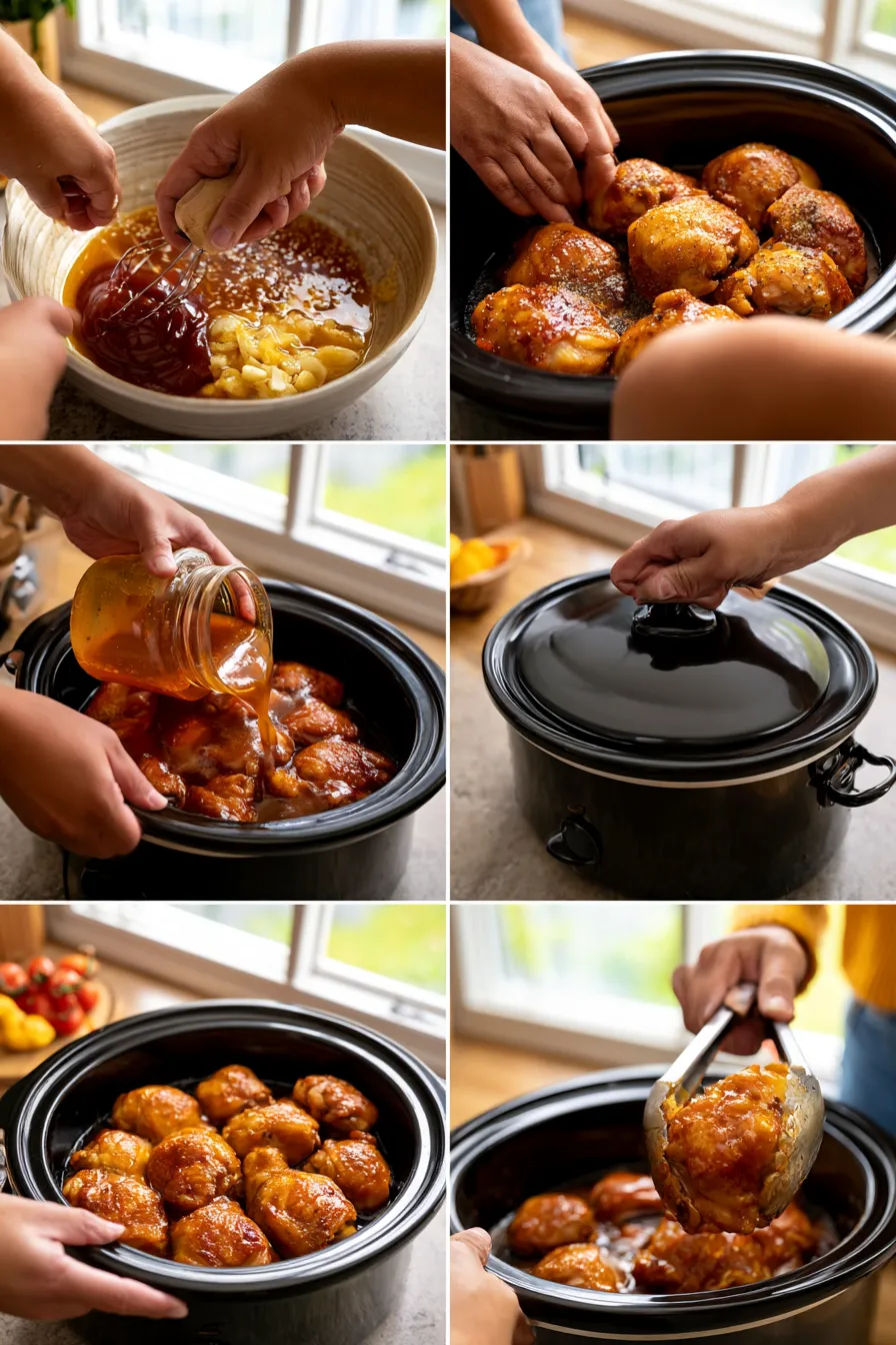 slow cooker honey garlic chicken