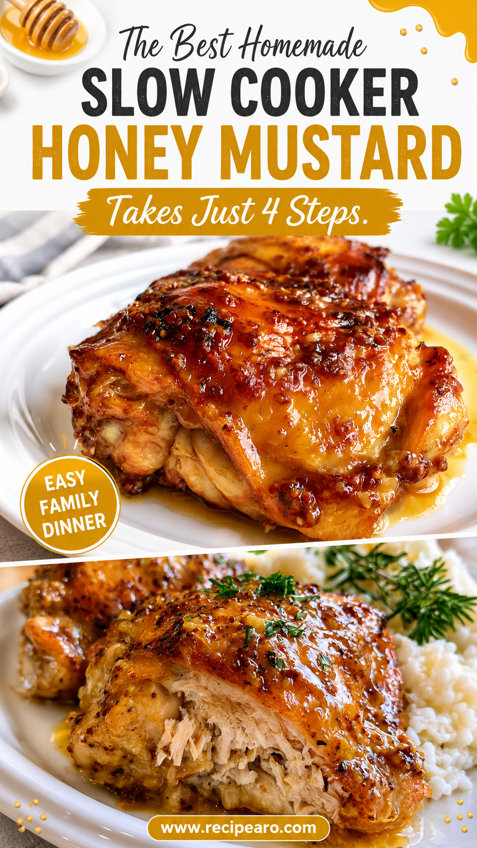 slow cooker honey mustard chicken