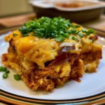 smoky bbq chicken & cheddar pasta bake