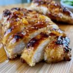 sweet and sticky chicken dinner