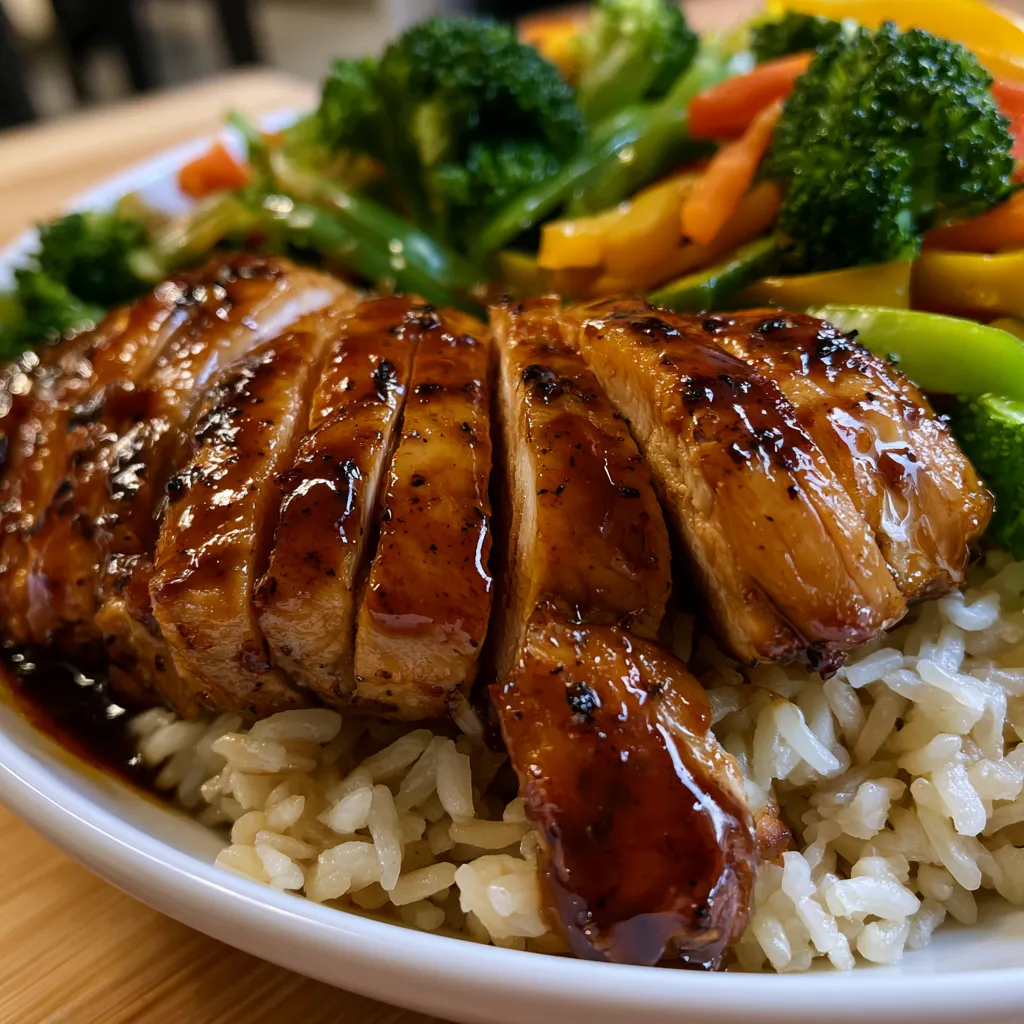 teriyaki chicken rice bowl