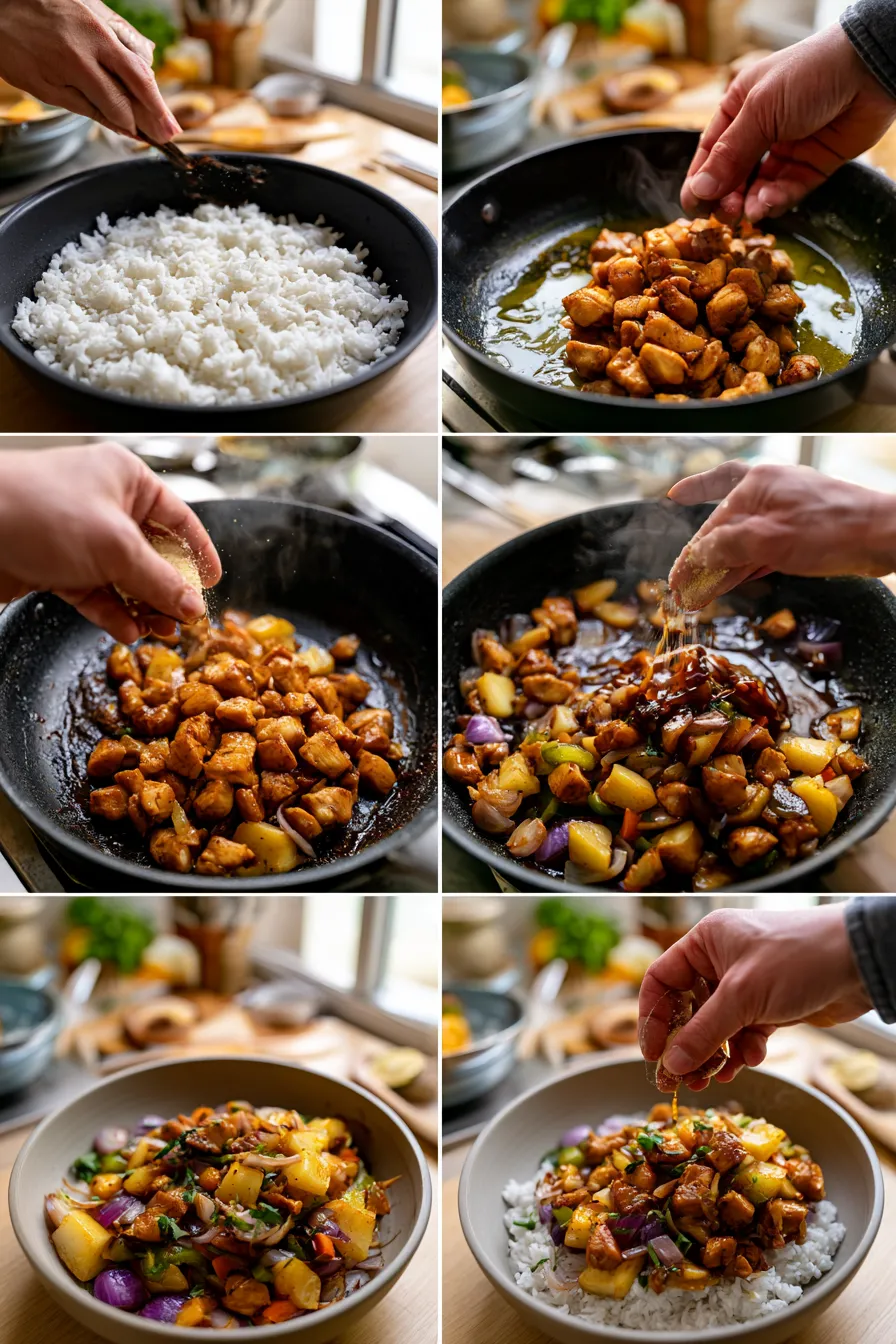 teriyaki chicken rice bowl